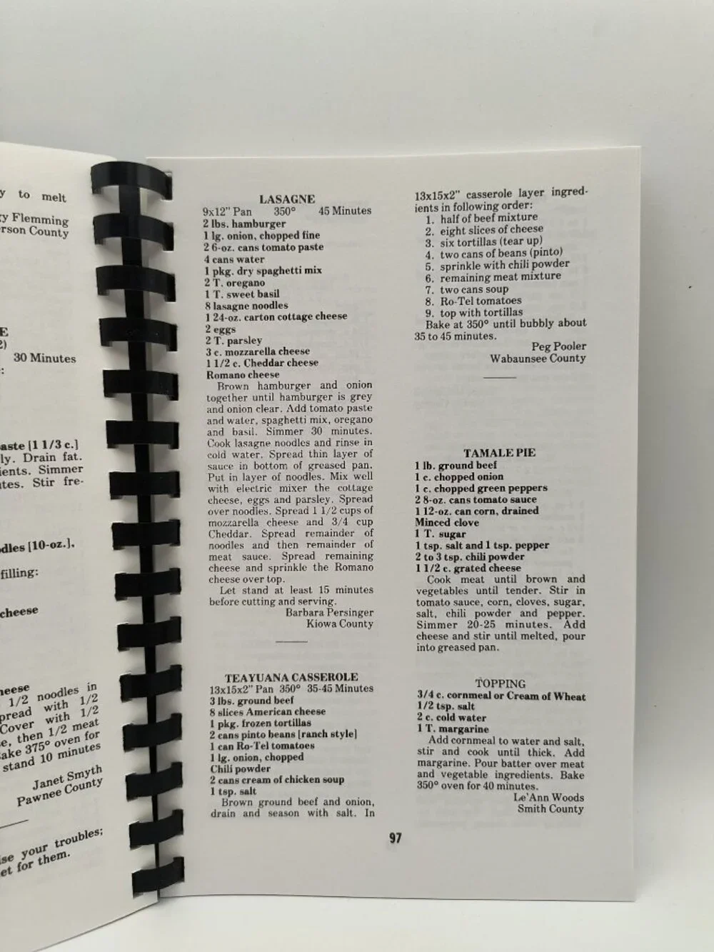 Kansas Cooks National NASCOE Conference FSA Cookbook 1995